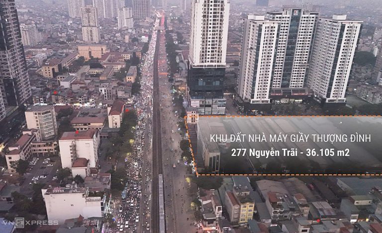 Giầy Thượng Đình đề xuất dự án gần 10.000 tỷ tại 277 Nguyễn Trãi: Tái cấu trúc “đất vàng” nội đô Hà Nội